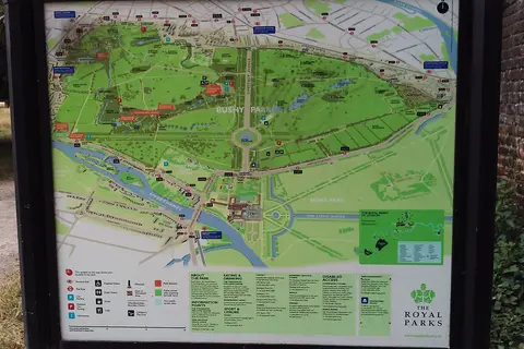 Map: Bushy Park Big Map