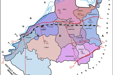 Map: Buxar District Map
