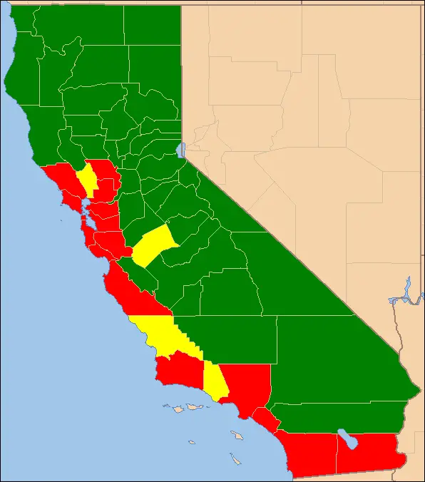 Map: California Ccw Map