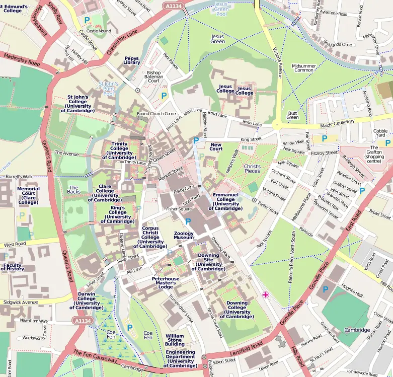 Map: Cambridge Centre Map