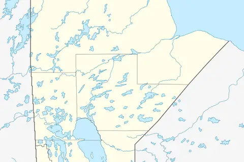 Map: Canada Manitoba Location Map 2