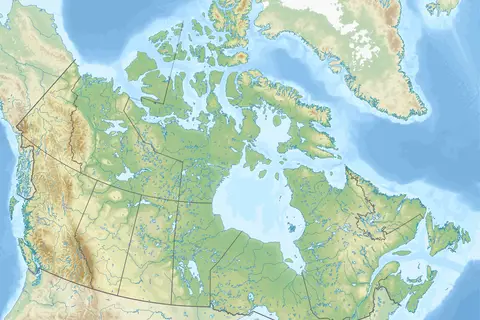 Map: Canada Relief Map 2