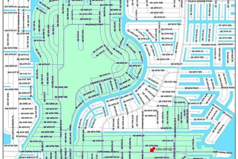 Map: Cape Coral Cra Boundary Map