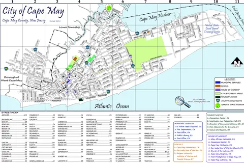 Map: Cape May Nj Map