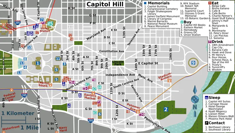 Map: Capitol Hill Map