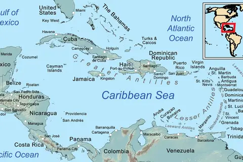 Map: Caribbean General Map