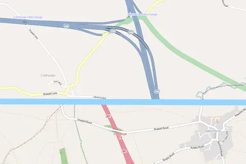Map: Catthorpe Interchange Map