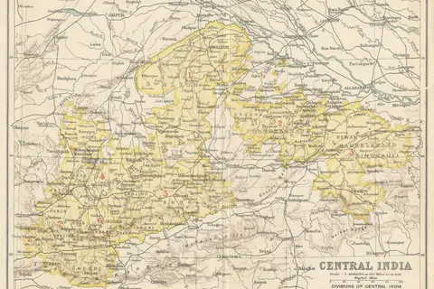 Map: Central India Agency Map