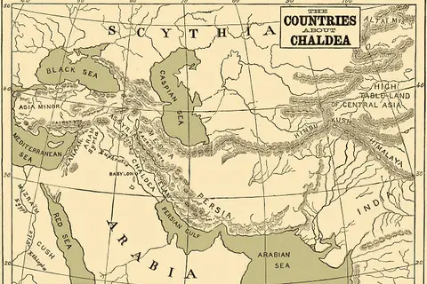 Map: Chaldea Map the Countries Around Chaldea