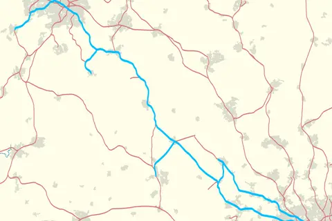 Map: Chiltern Railways Route Map 2011