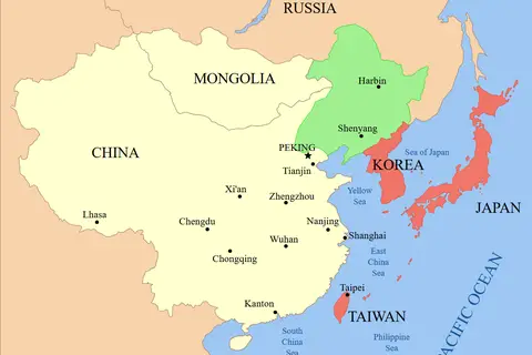 Map: Chinamanchukuo Map
