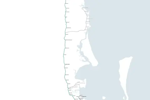 Map: Citytrainrailwaynetwork Map