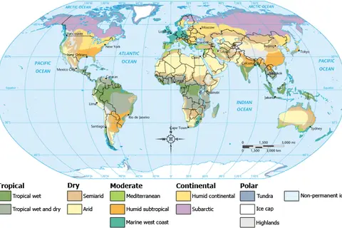 Map: Climate Map World