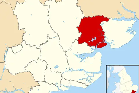 Map: Colchester Uk Locator Map