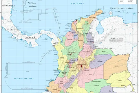 Map: Colombia Mapa Oficial