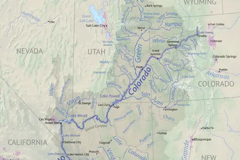 Map: Colorado River Basin Map