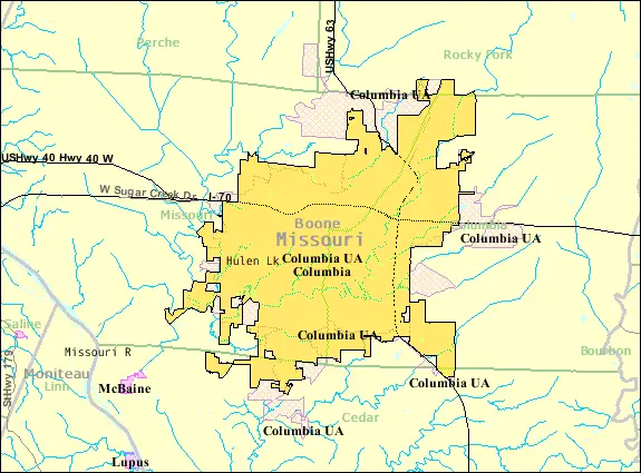 Map: Columbiamo Map