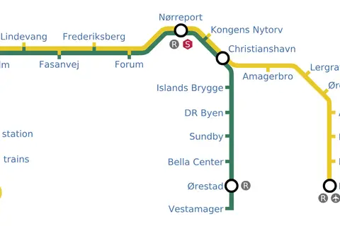 Map: Copenhagen Metro Map