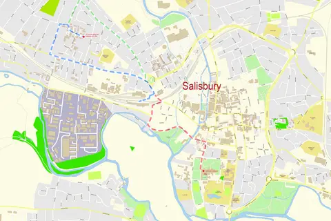 Map: Crime Salisbury City Street Map Pdf