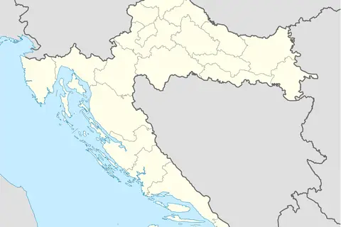 Map: Croatia Location Map