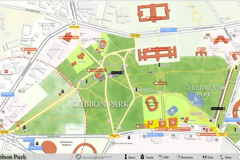 Map: Cubbon Park Osm Map