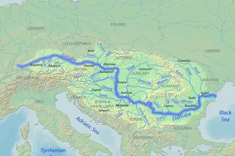 Map: Danube Map