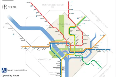 Map: Dc Metro Map 2013