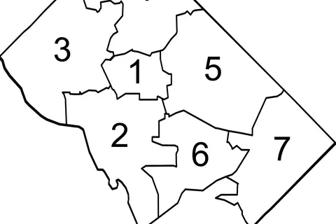 Map: Dc Ward Map 2002