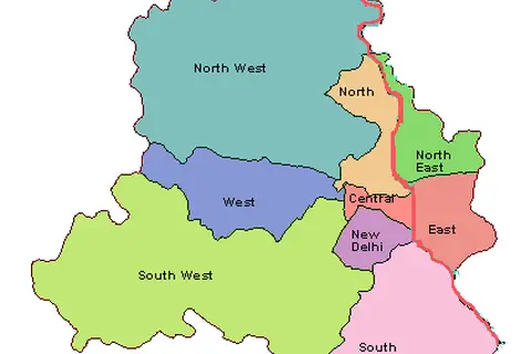Map: Delhi Map