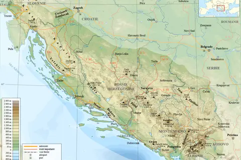 Map: Dinaric Alps Mapfr