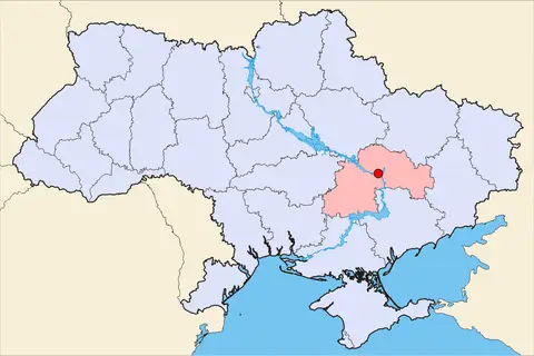 Map: Dnipro Ukraine Map