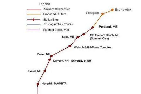 Map: Downeaster Expansion Map