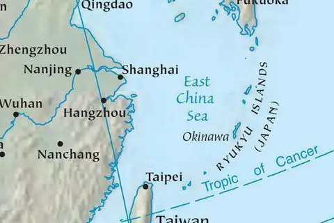 Map: East China Sea Map
