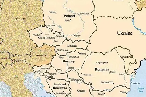 Map: Eastern Europe Map