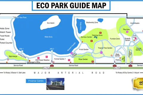 Map: Eco Park Guide Map