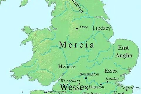 Map: Egbert of Wessex Map