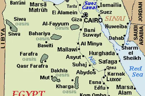 Map: Egyptregionmapcities2