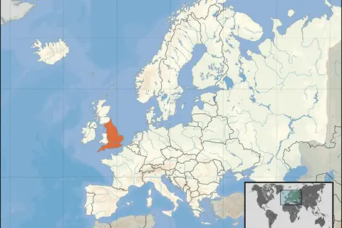 Map: England Map Europe
