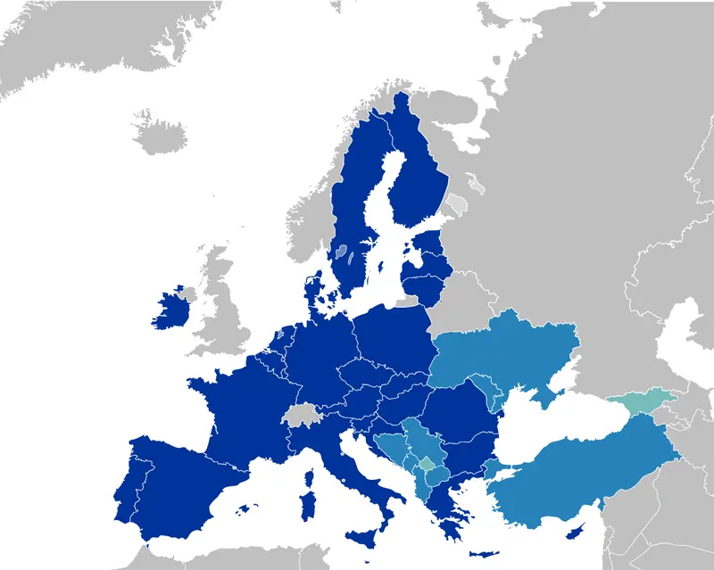 Map: Eucandidate Countries Map