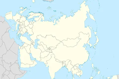 Map: Eurasia Location Map Political