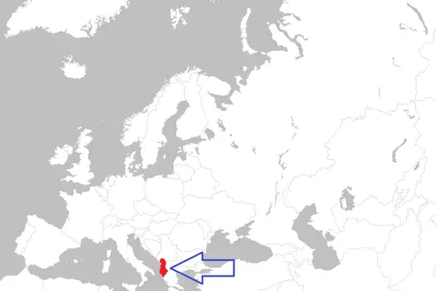 Map: Europe Map Albania