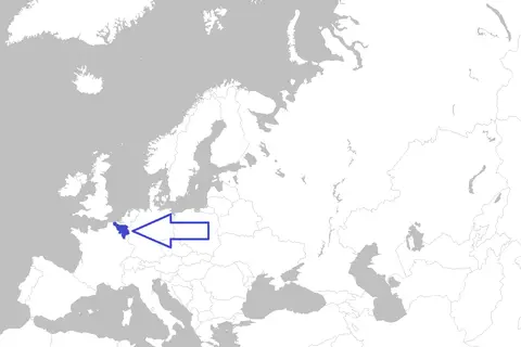 Map: Europe Map Belgium