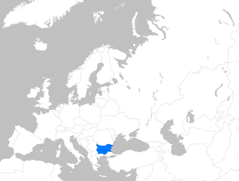 Map: Europe Map Bulgaria
