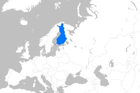 Map: Europe Map Finland