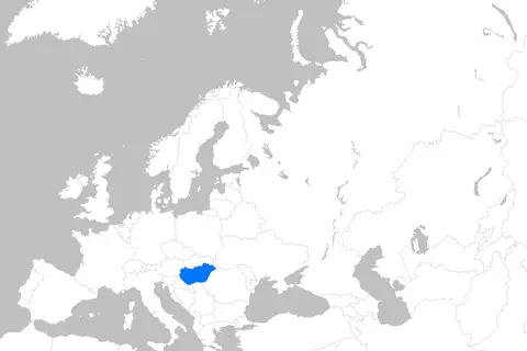 Map: Europe Map Hungary