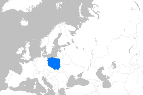 Map: Europe Map Poland