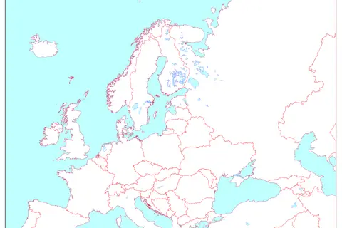 Map: Europe Political Map