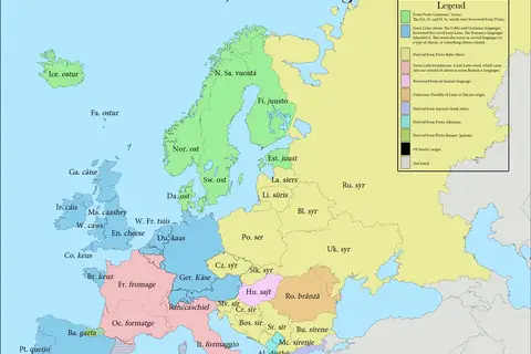 Map: European ‘cheese’