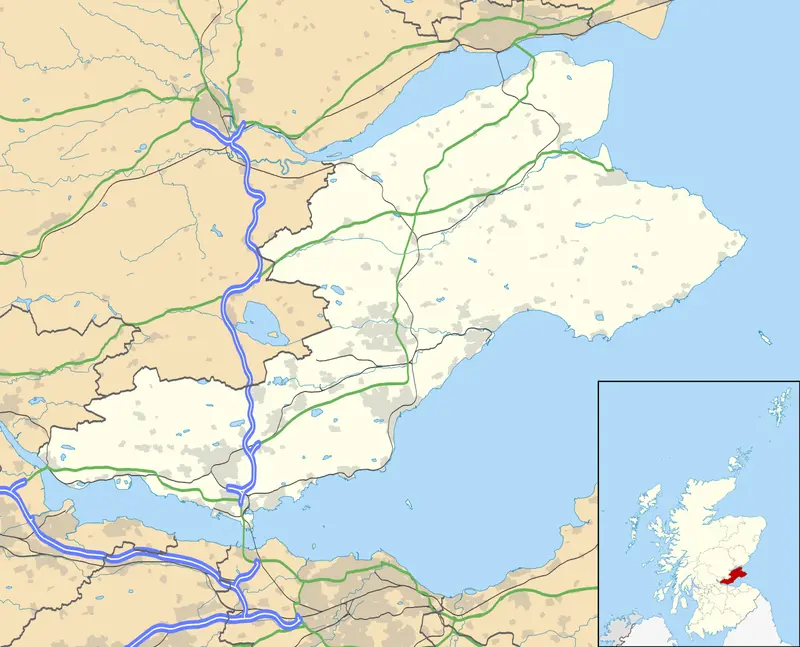 Map: Fife Uk Location Map