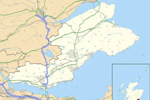 Map: Fife Uk Location Map